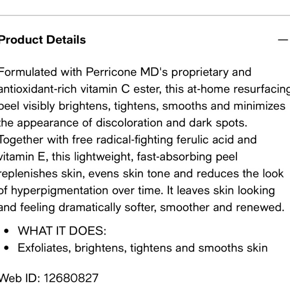 Perricone MD Daily Brightening Exfoliating Peel 59ml/ 2 oz - Picture 6 of 7